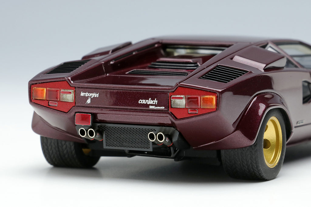 Make Up EIDOLON EM447D 1/43 Lamborghini Countach LP5000 QV 1985 Metallic Dark Purple - image 3