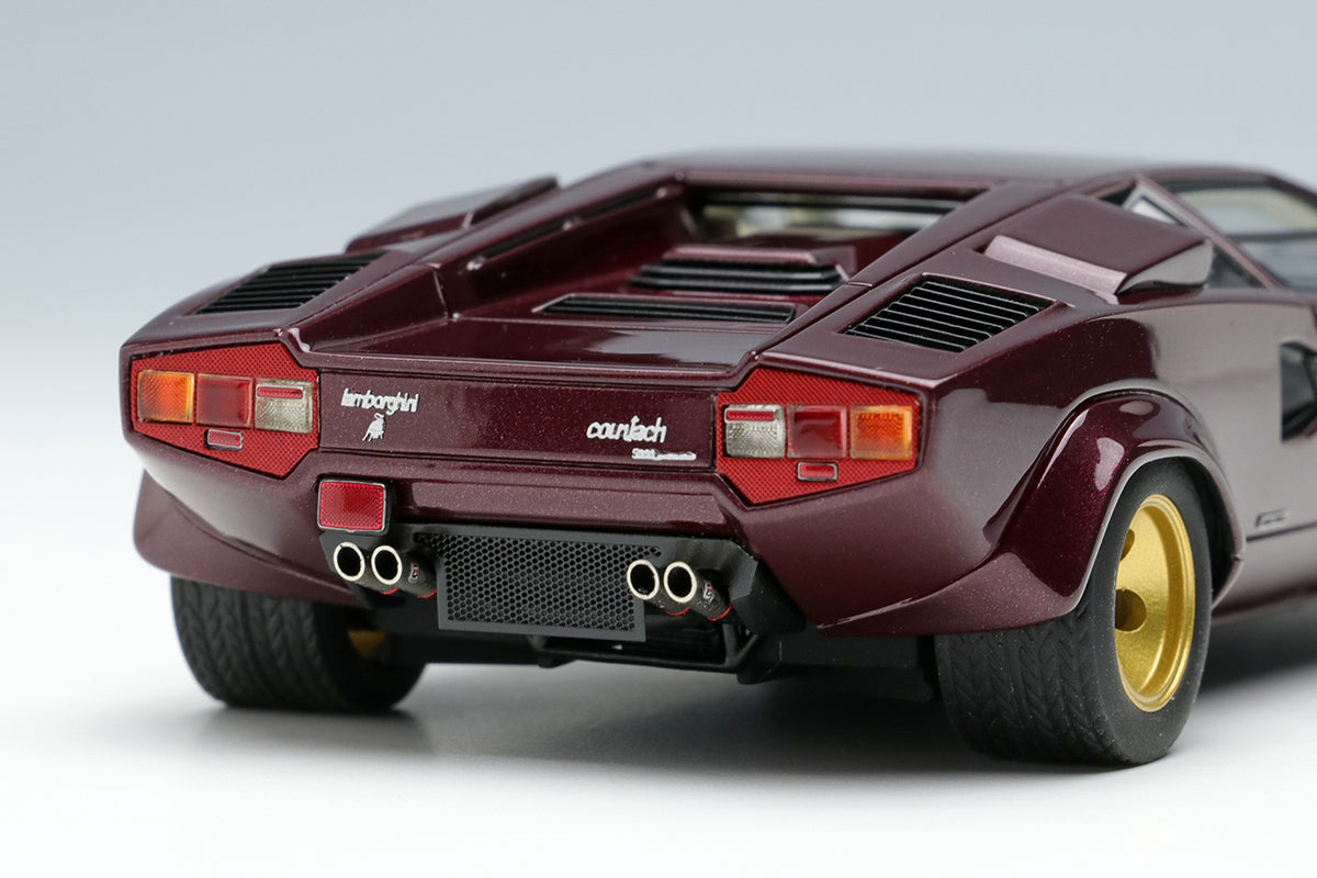 Make Up EIDOLON EM447D 1/43 Lamborghini Countach LP5000 QV 1985 Metallic Dark Purple - image 3