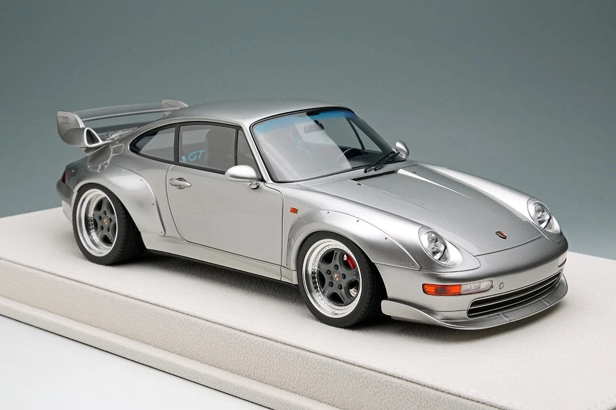 Make Up / EIDOLON EML213A Make Up EIDOLON 1/18 Porsche 911 (993) GT2 Street 1996 Silver - image 2
