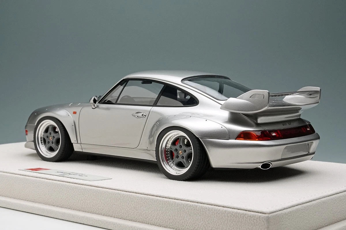 Make Up / EIDOLON EML213A Make Up EIDOLON 1/18 Porsche 911 (993) GT2 Street 1996 Silver - image 3