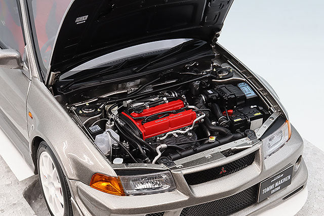 MOTORHELIX FS-M84304 1/18 Mitsubishi Lancer Evolution VI GSR T.M.E Satellite Silver - image 6