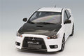 VIAT Model FS-VT18004 1/18 Mitsubishi Lancer Evolution X White/Carbon Hood/RAYS Volk Racing TE37 Wheels - image 1