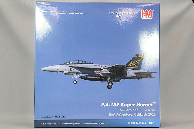 Hobby Master HA5137 1/72 F/A-18F Super Hornet US Navy VFA-32 Fighting Swordsmen 2023 - image 4