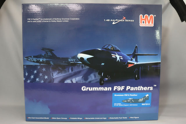 Hobby Master HA7211 1/48 F9F-5 Panther VF-192 Golden Dragons - image 1