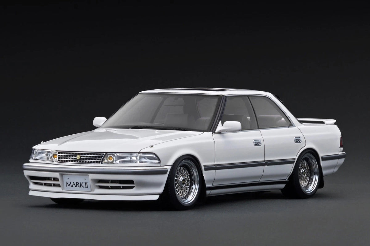 Ignition Model IG3853 1/18 Toyota Mark II 2.5 Grande Limited GX81 White - image 1