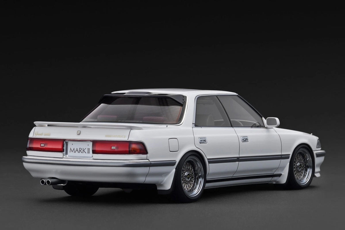 Ignition Model IG3853 1/18 Toyota Mark II 2.5 Grande Limited GX81 White - image 3