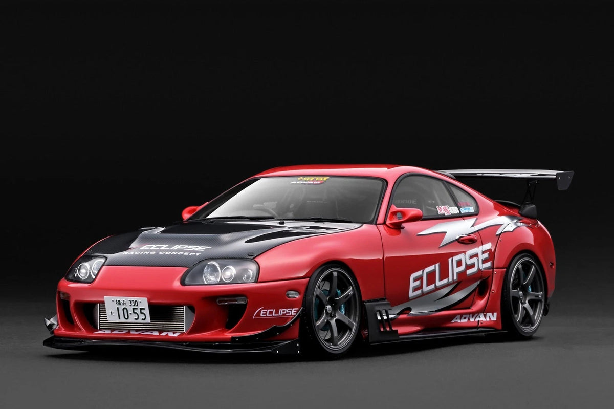 Ignition Model IG3883 1/18 Toyota Supra RZ JZA80 ORIDO-STREET Ver.2 Red - image 1