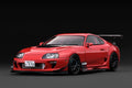 Ignition Model IG3885 1/18 Toyota Supra RZ JZA80 ORIDO-STREET Red - image 1
