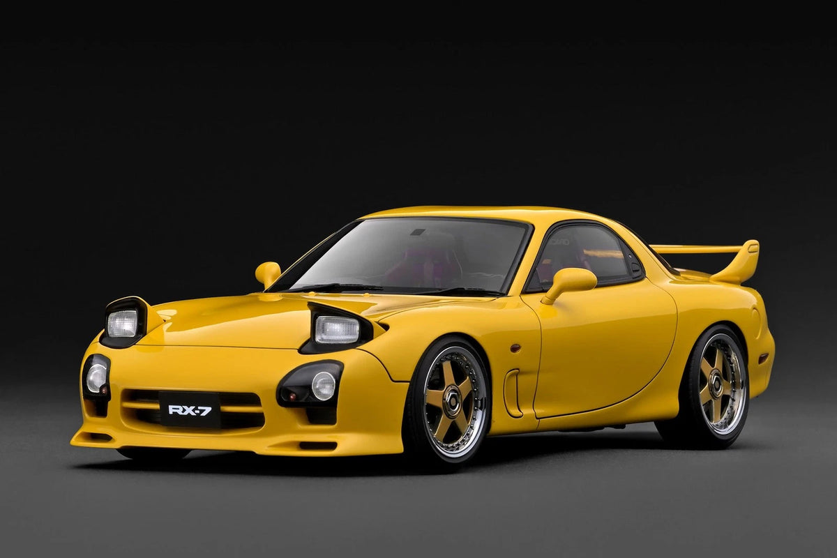Ignition Model IG3946 1/18 Mazda RX-7 Mazdaspeed A-Spec FD3S Yellow - image 1