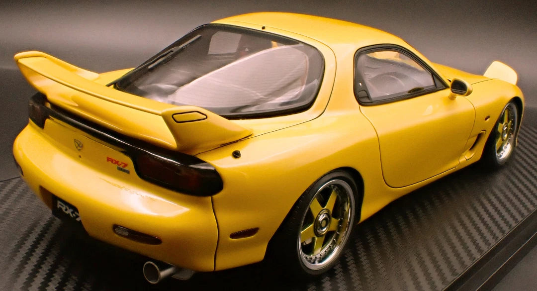 Ignition Model IG3946 1/18 Mazda RX-7 Mazdaspeed A-Spec FD3S Yellow - image 2