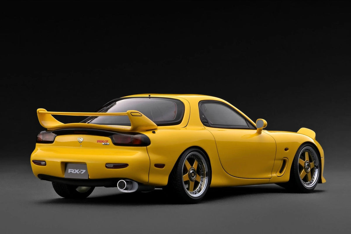 Ignition Model IG3946 1/18 Mazda RX-7 Mazdaspeed A-Spec FD3S Yellow - image 3