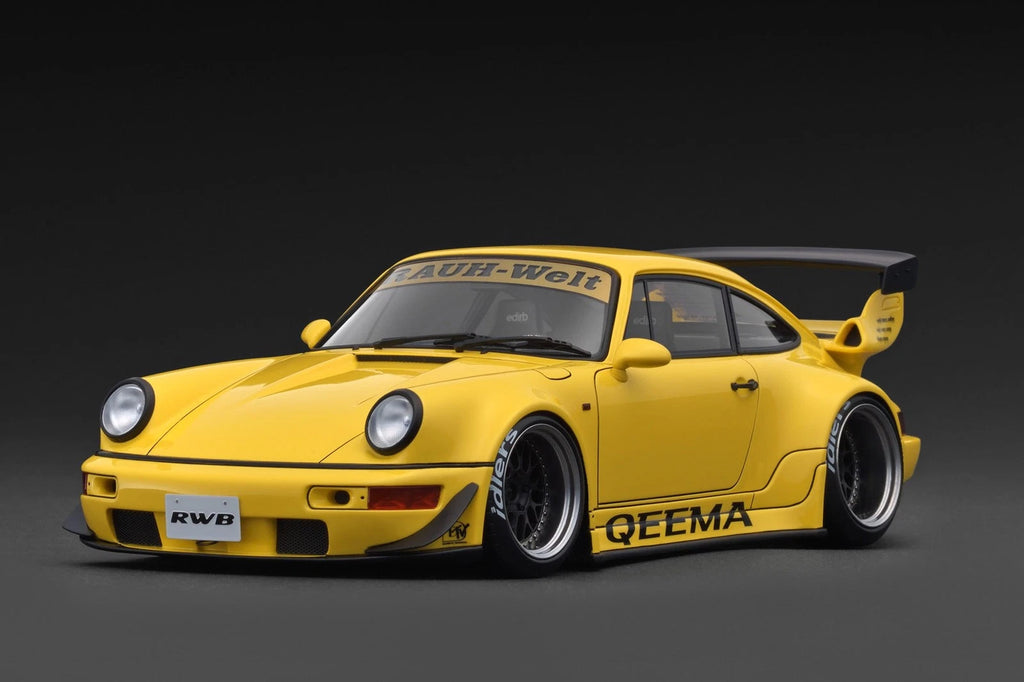 Ignition Model IG3949 1/18 RWB Porsche 964 Yellow - image 1