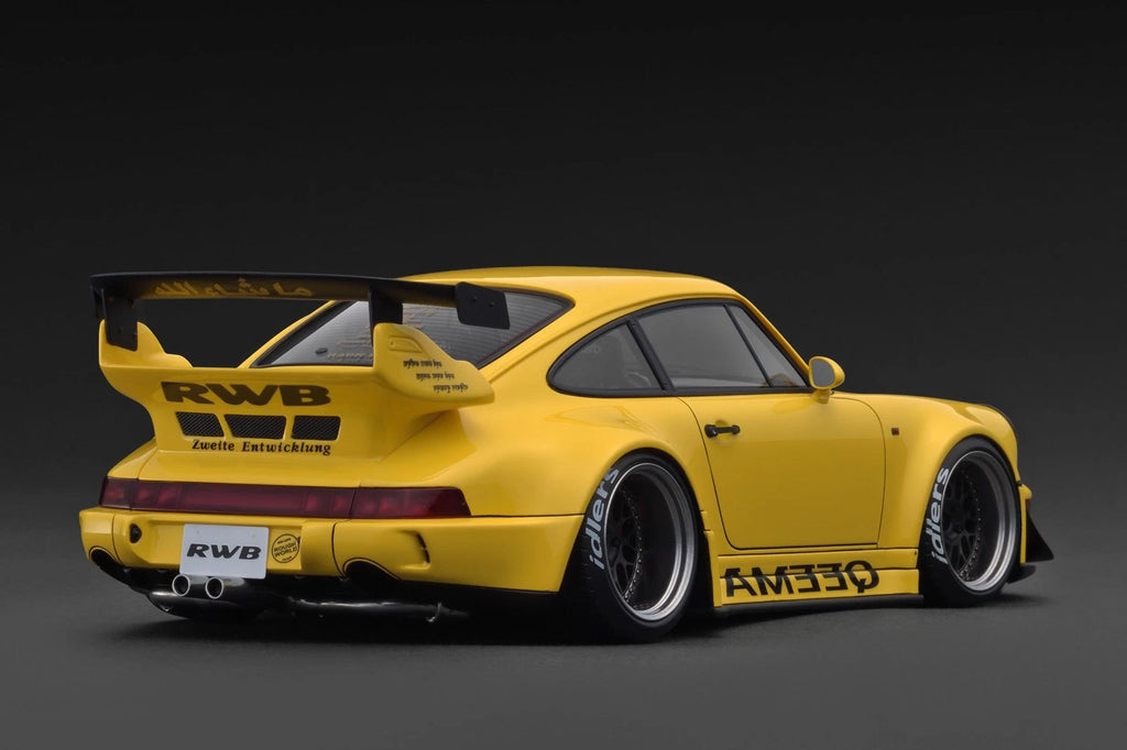 Ignition Model IG3949 1/18 RWB Porsche 964 Yellow - image 3