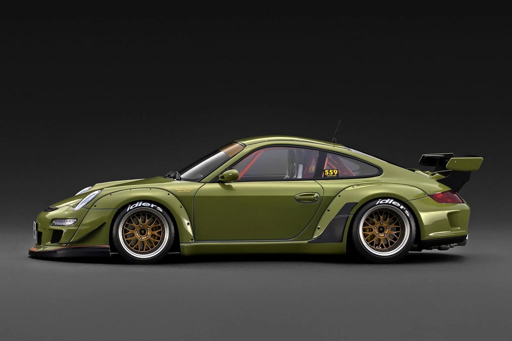 Ignition Model IG3960 1/18 RWB Porsche 997 Green - image 2