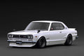 Ignition Model IG4034 1/18 Nissan Skyline 2000 GT-R (KPGC10) White/RS Watanabe 8-Spoke 15-inch Wheels - image 1