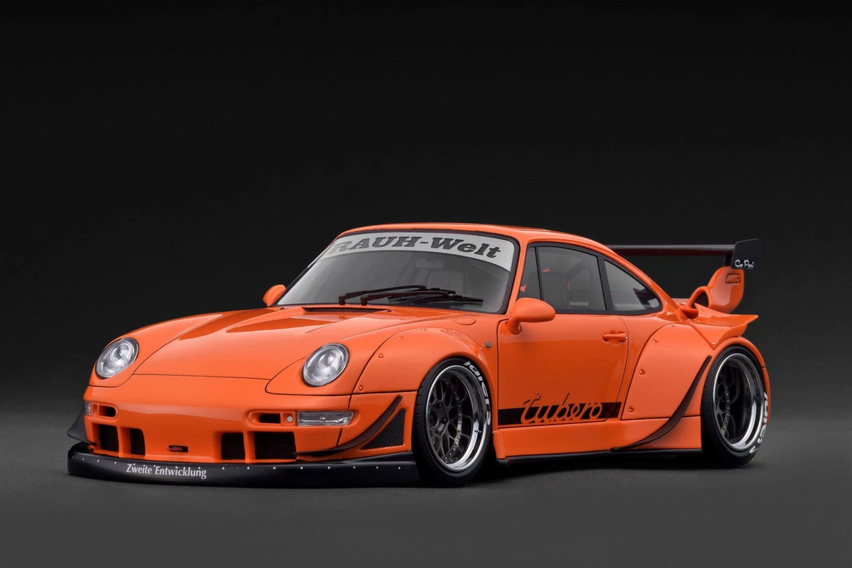 Ignition Model IG4036 1/18 RWB Porsche 993 Orange Metallic - image 1