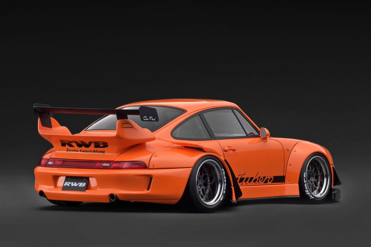Ignition Model IG4036 1/18 RWB Porsche 993 Orange Metallic - image 3