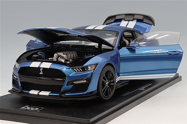 IXO IXO-18RDC244FO 1/18 Ford Mustang Shelby GT500 2022 Metallic Blue - image 4