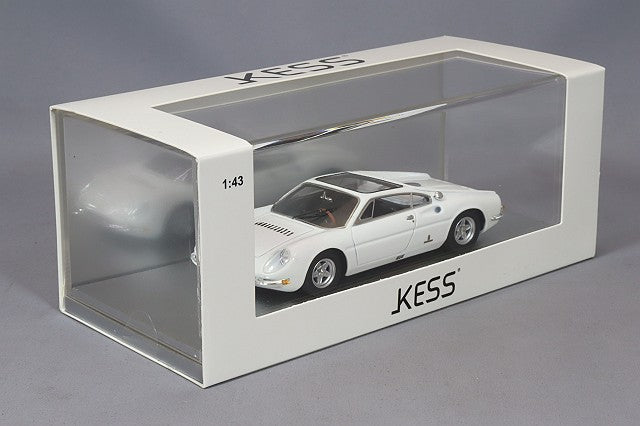 Kess KE43056270 1/43 Ferrari 365P Berlinetta Speciale Three-Seater 1966 White - image 4