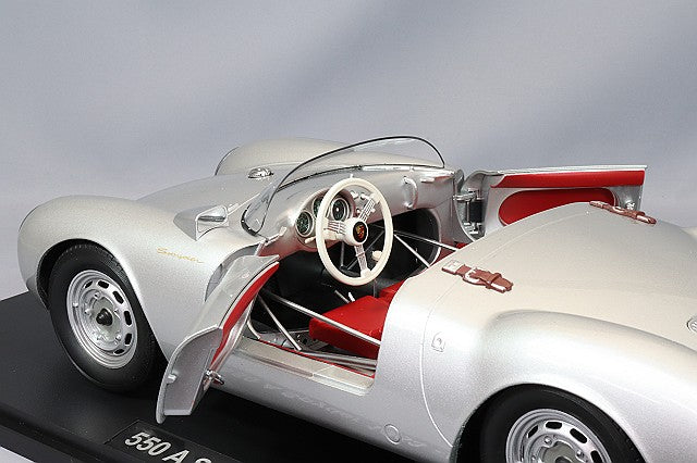 KK Scale KKDC120113 1/12 Porsche 550A Spyder 1956 Silver - image 4