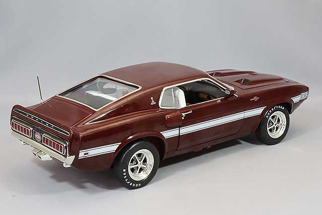 American Muscle KS-AMM1290 1/18 1969 Shelby GT500 Mustang 2+2 Royal Maroon - image 3