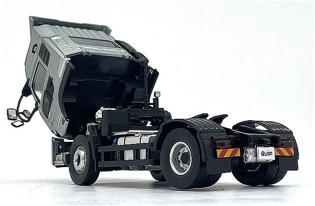Kyosho KS03939C 1/43 UD Quon GK Nippon Trex Container Semi-Trailer Silver/Brown Container - image 6