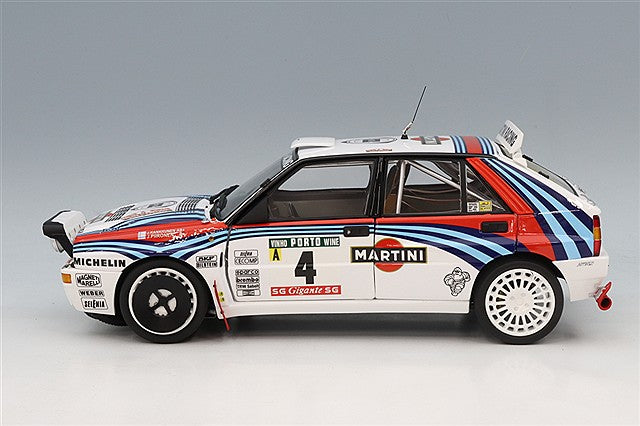 Kyosho KS08348K 1/18 Lancia Delta HF Integrale Evoluzione 1992 Portugal Rally Winner #4 J. Kankkunen/J. Piironen - image 2