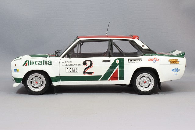 Kyosho KS08376G 1/18 Fiat 131 Abarth 1978 Monte Carlo Rally 4th Place #2 W. Rohrl/C. Geistdorfer - image 2