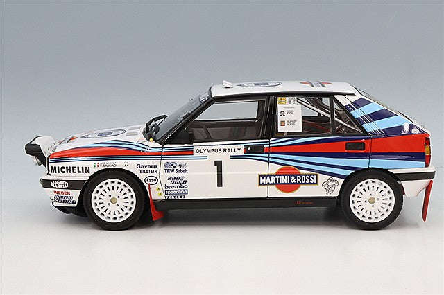 Kyosho KS08960G 1/18 Lancia Delta HF Integrale 8V 1988 Olympus Rally Winner #1 M. Biasion/T. Siviero - image 2