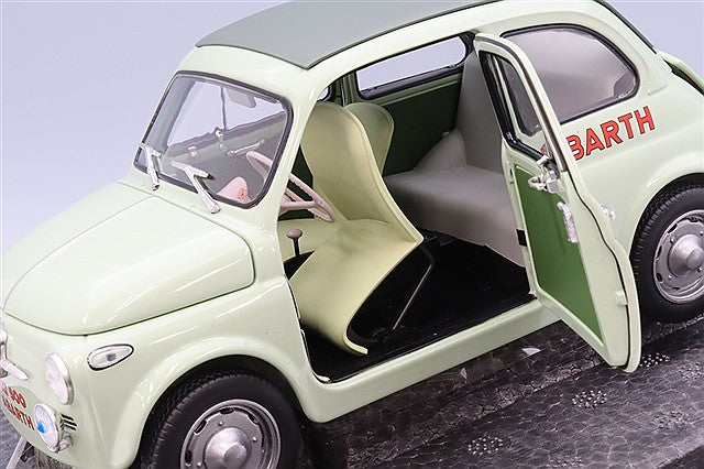 Kyosho KS08966ALG 1/18 Fiat Nuova 500 Elaborazione Abarth Record Clear Green - image 7