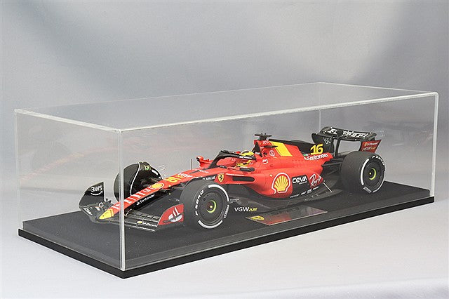 Looksmart LS18F1047 1/18 Scuderia Ferrari SF23 2023 Italian GP Monza Fourth Place #16 C. Leclerc - image 4