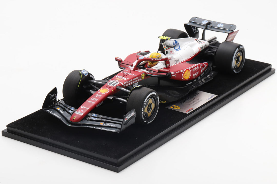Looksmart LS18F1079 1/18 Ferrari SF-25 2025 Italian GP 312T Tribute Livery #44 L. Hamilton - image 1