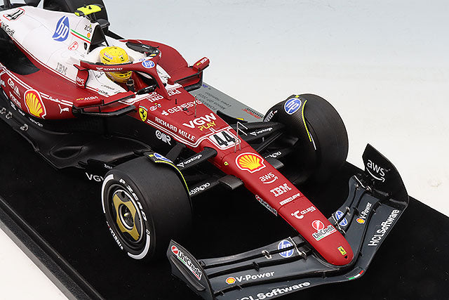 Looksmart LS18F1079 1/18 Ferrari SF-25 2025 Italian GP 312T Tribute Livery #44 L. Hamilton - image 4