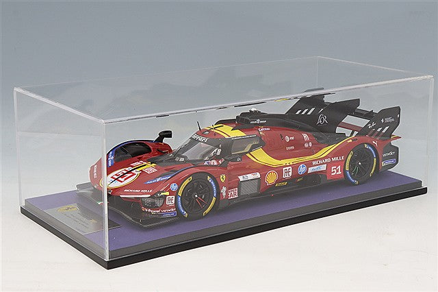 Looksmart LS18LM054 1/18 Ferrari 499P AF Corse 2025 Le Mans Third Place #51 A. Pier Guidi/J. Calado/A. Giovinazzi - image 4