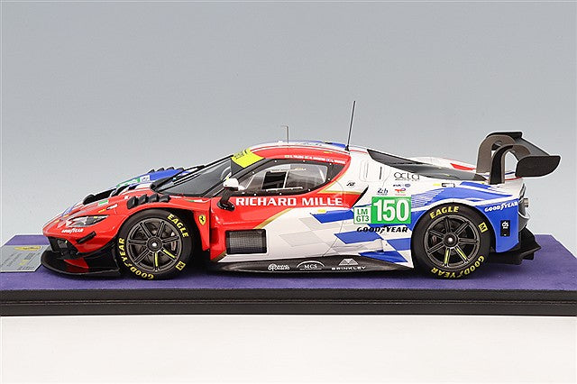 Looksmart LS18LM059 1/18 Ferrari 296 LMGT3 Richard Mille AF Corse 2025 Le Mans #150 C. Toledo/L. Wadoux/R. Agostini - image 2