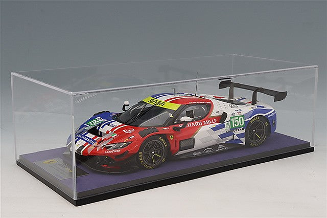 Looksmart LS18LM059 1/18 Ferrari 296 LMGT3 Richard Mille AF Corse 2025 Le Mans #150 C. Toledo/L. Wadoux/R. Agostini - image 4