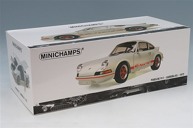 MINICHAMPS MC100066021 1/18 Porsche 911 Carrera RS 1972 White/Red Carrera Stripes - image 7