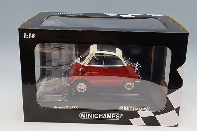 MINICHAMPS MC110024001 1/18 BMW Isetta 1955 White/Red - image 5