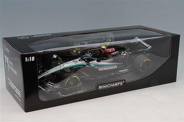 MINICHAMPS MC110242444 1/18 Mercedes-AMG Petronas W15 E Performance 2024 Abu Dhabi GP #44 L. Hamilton Last Race with Figure - image 4