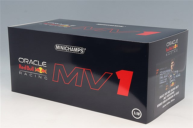 MINICHAMPS MC117250701 1/18 Oracle Red Bull Racing RB21 2025 Emilia-Romagna GP Winner #1 M. Verstappen - image 4