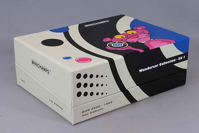 MINICHAMPS MC410029202 1/43 BMW 2500 E3 1969 New Horizon Pink Panther - image 5
