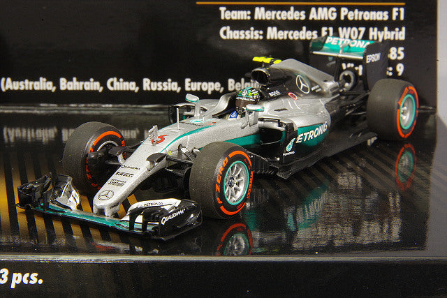 MINICHAMPS MC412821601 1/43 Williams-Ford FW08 1982 #6 and Mercedes-AMG Petronas W07 2016 #6 Rosberg Father-and-Son Two-Car Set - image 3