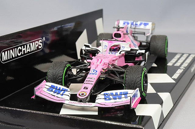 MINICHAMPS MC417201411 1/43 BWT Racing Point Mercedes RP20 2020 Turkish GP Second Place #11 S. Perez - image 1