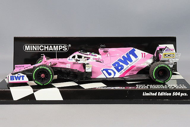 MINICHAMPS MC417201411 1/43 BWT Racing Point Mercedes RP20 2020 Turkish GP Second Place #11 S. Perez - image 2