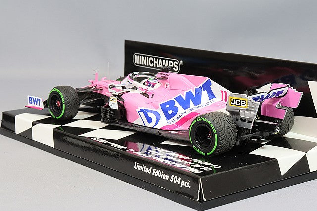 MINICHAMPS MC417201411 1/43 BWT Racing Point Mercedes RP20 2020 Turkish GP Second Place #11 S. Perez - image 3