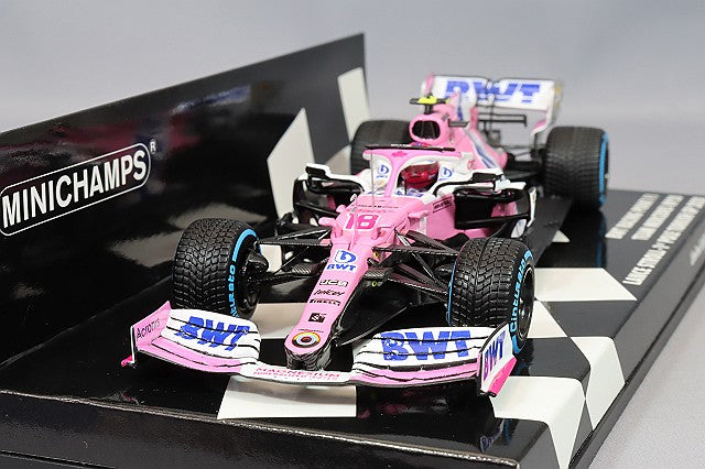 MINICHAMPS MC417201418 1/43 BWT Racing Point Mercedes RP20 2020 Turkish GP #18 L. Stroll First F1 Pole Position - image 1