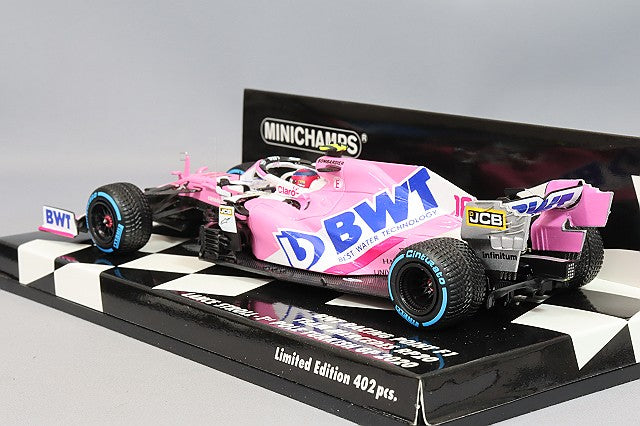 MINICHAMPS MC417201418 1/43 BWT Racing Point Mercedes RP20 2020 Turkish GP #18 L. Stroll First F1 Pole Position - image 3