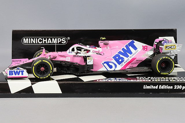 MINICHAMPS MC417201618 1/43 BWT Racing Point Mercedes RP20 2020 Sakhir GP Third Place #18 L. Stroll - image 2