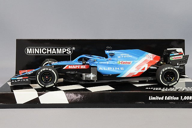 MINICHAMPS MC417212114 1/43 Alpine F1 Team A521 2021 Qatar GP #14 F. Alonso - image 2