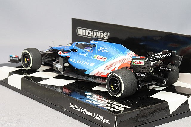 MINICHAMPS MC417212114 1/43 Alpine F1 Team A521 2021 Qatar GP #14 F. Alonso - image 3